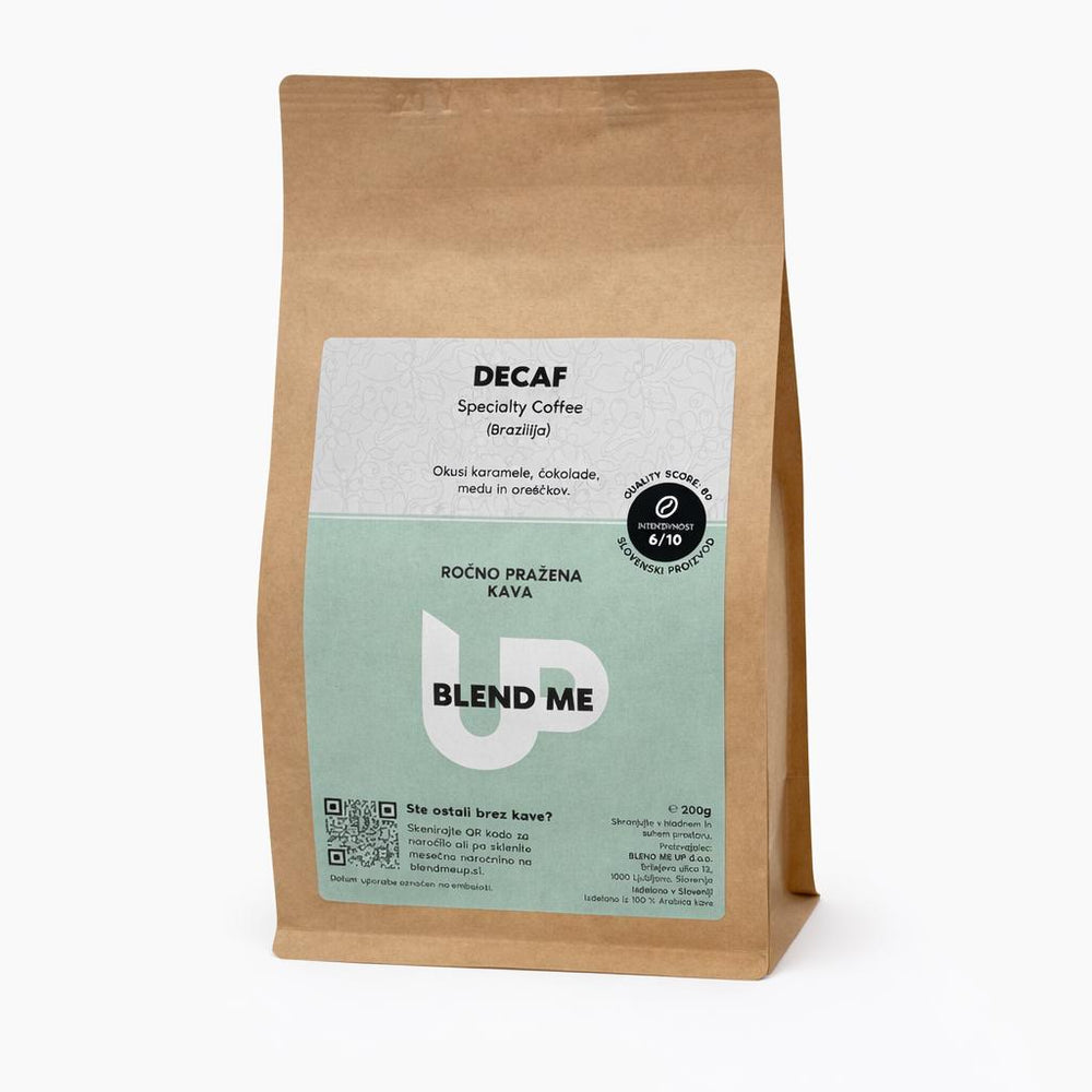 Ročno pražena Decaf kava